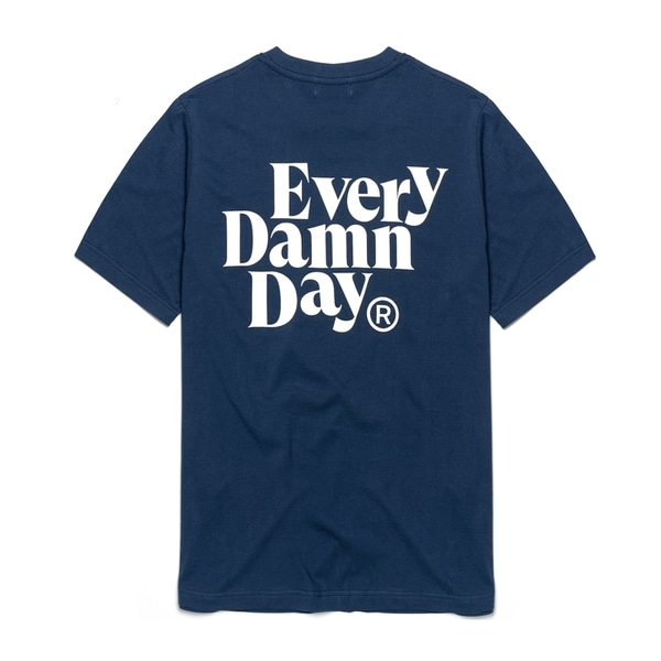 콤팩트 레코드바 티셔츠 Every Damn Day T-shirts - Navy kompakt Record Bar