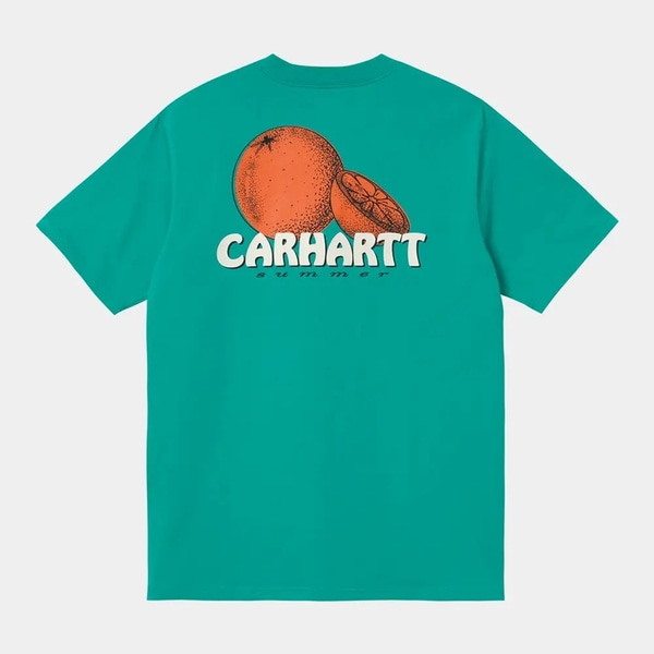 칼하트 티셔츠  S/S JUICE T-SHIRT CARIBBEAN  CARHARTT WIP