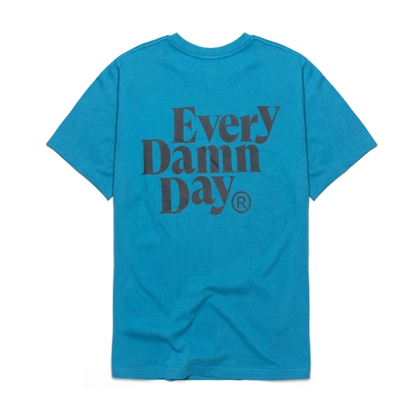콤팩트 레코드바 티셔츠 Every Damn Day T-shirts - Blue kompakt Record Bar