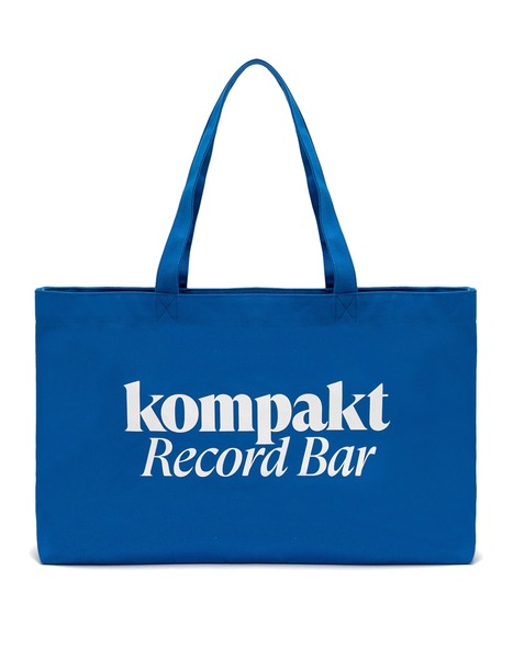 콤팩트 레코드바 토트백  KRB Logo Tote Bag - Blue kompakt Record Bar
