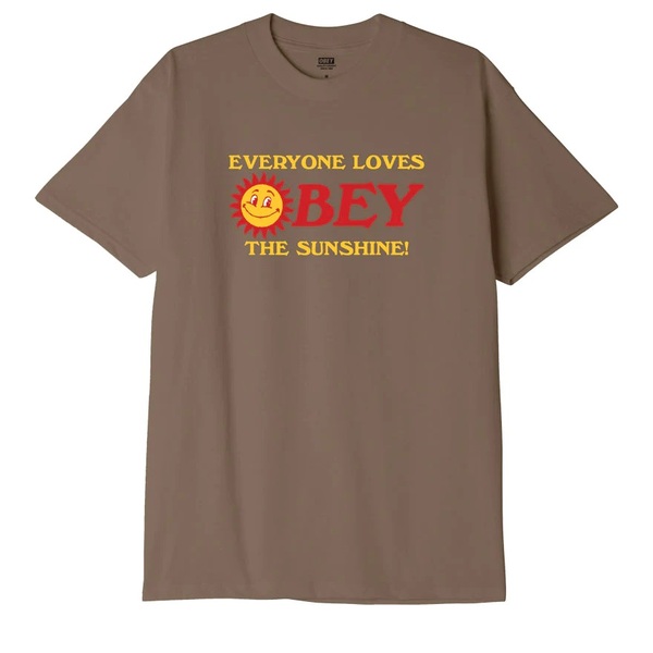 오베이 티셔츠   OBEY EVERYONE LOVES THE SUNSHINE SILT  OBEY