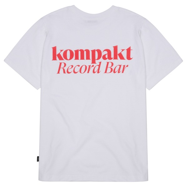 콤팩트 레코드바 티셔츠KRB Logo T-shirts Whitekompakt Record Bar