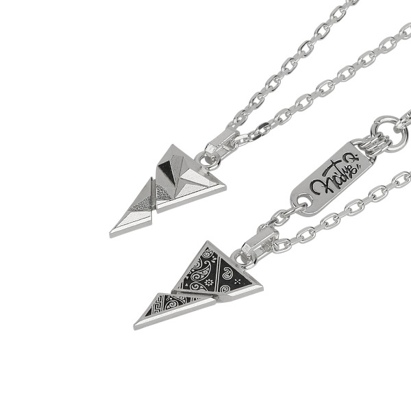 루터그 펜던트 Oriental Split Paisley Triangle [Silver 925]