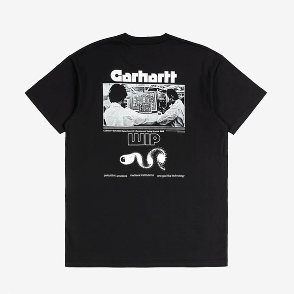 칼하트 티셔츠  INNOVATION POCKET T-SHIRT BLACK  CARHARTT WIP