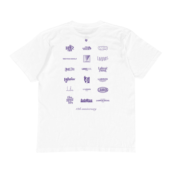 라브로스 티셔츠   Logo Pack Tee (White)  LABROS