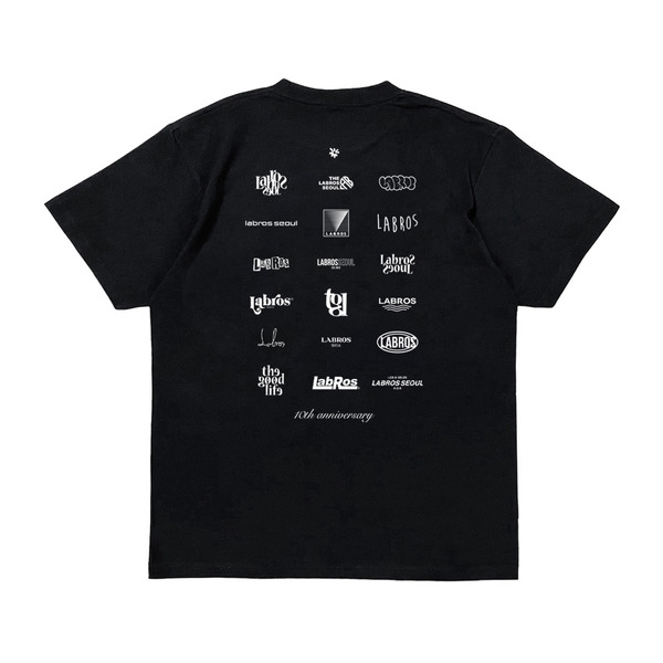 라브로스 티셔츠   Logo Pack Tee (Black)  LABROS