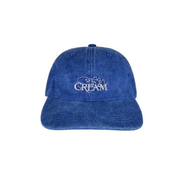 베이스크림 볼캡  BC® LOGO WASHED CAP _ BLUE  BASECREAM  무료배송